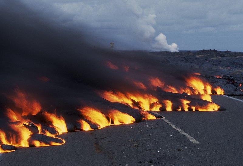 GBL-VLF-44.jpg :: Lava burns its way through a road