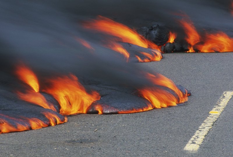 GBL-VLF-58.jpg :: Lava burns its way through a road