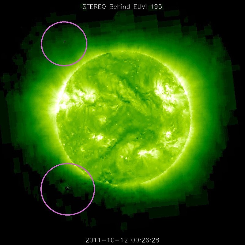 10-12-11    00.26 ZULU    LOW DEFINITION IMAGE OF SUN AND UFO BY NASA--KEN PFEIFER.jpg :: yy