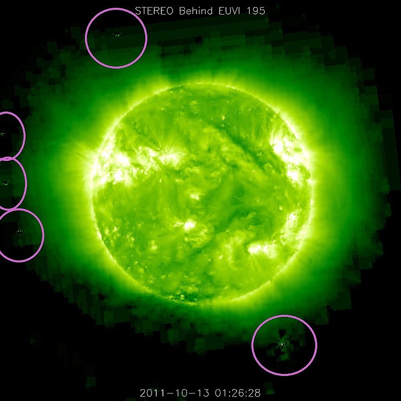 10-13-11    1.26 ZULU    LOW DEFINITION IMAGE OF SUN AND UFO BY NASA--KEN PFEIFER.jpg :: YY