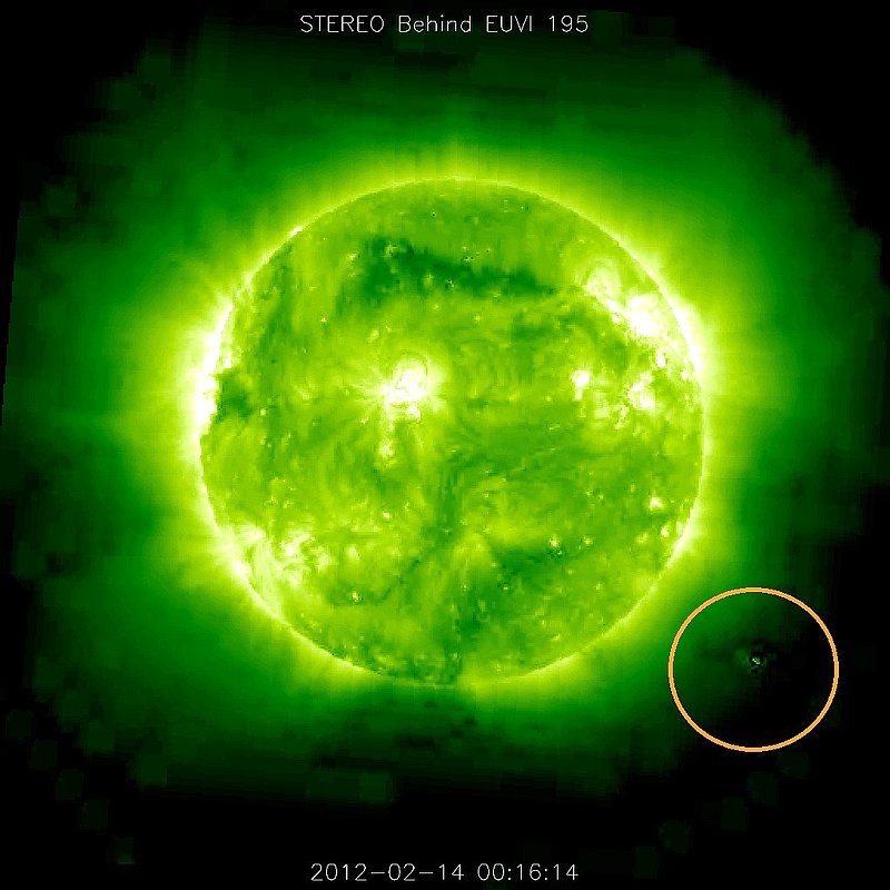 2-14-12    00.16 ZULU    LOW DEFINITION IMAGE OF UFO AND SUN BY NASA--KEN PFEIFER.jpg :: 5