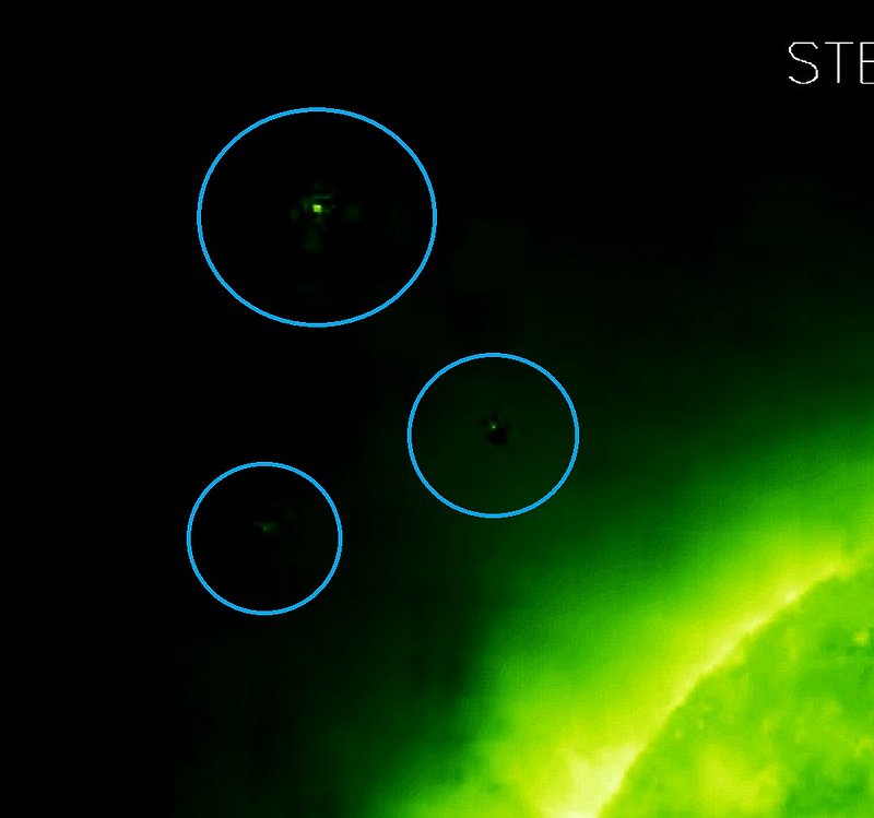 2-3-11     00.06 ZULU     STEREO SATELLITE IMAGE OF SUN AND UFO--KEN PFEIFER--NASA COPYRIGHT.jpg :: 111