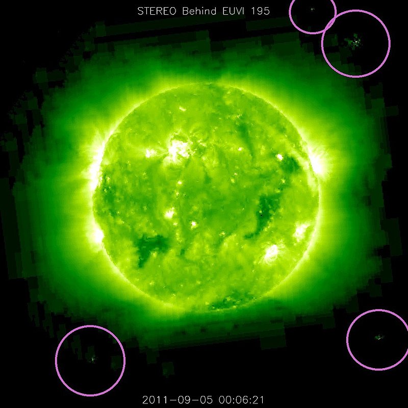 9-5-11    00.06 ZULU    LOW DEFINITION IMAGE OF SUN AND UFO BY NASA--KEN PFEIFER.jpg :: ZZ