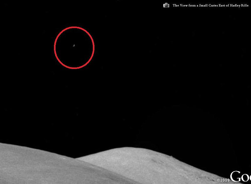 APOLLO 15--MOON--EAST OF HADLEY MILL--KEN PFEIFER.jpg :: APOLLO 15 EAST OF HADLEY RILLE--OBJECT ON HORIZON--KEN PFEIFER--COPYRIGHT GOOGLE