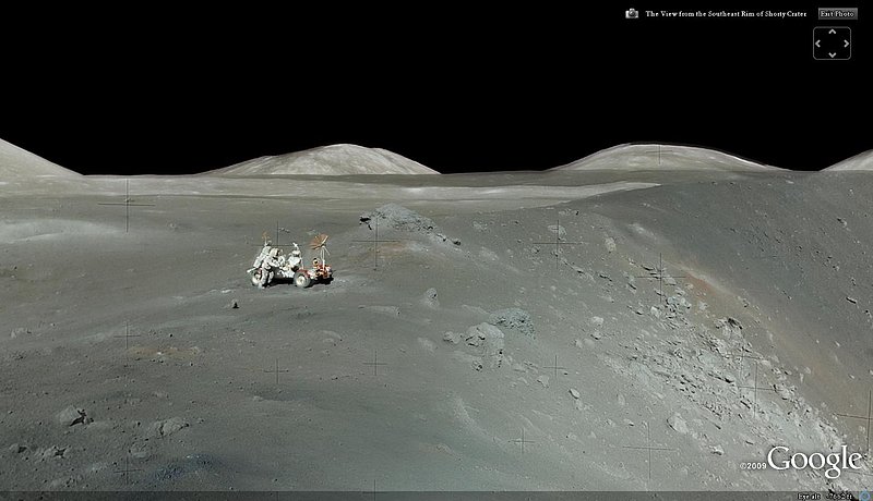 APOLLO 17 SHORTY CRADER--MOON ROVER--KEN PFEIFER1.jpg :: APOLLO 17 SHORTY CRADER--MOON ROVER IN ACTION--KEN PFEIFER--COPYRIGHT GOOGLE