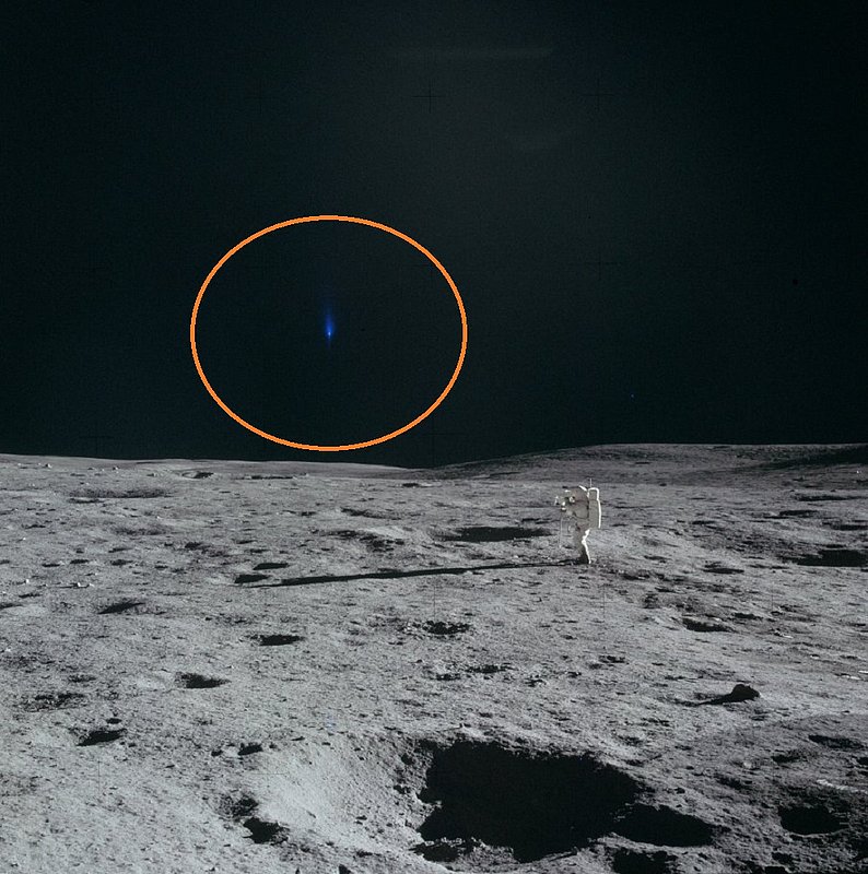 MOON--KEN PFEIFER DISCOVERY--UFO AND ASTRONAUT--NASA AS14-66-9301-PIC 1.jpg :: 311