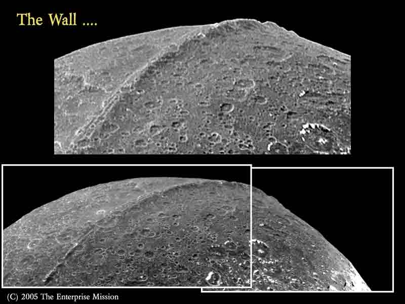SATURNS MOON IAPETUS--STRANGE WALL CIRCLING MOON--CASSINI IMAGES--RICH HOAGLAND--COPYRIGHT NASA.jpg :: xxxxx