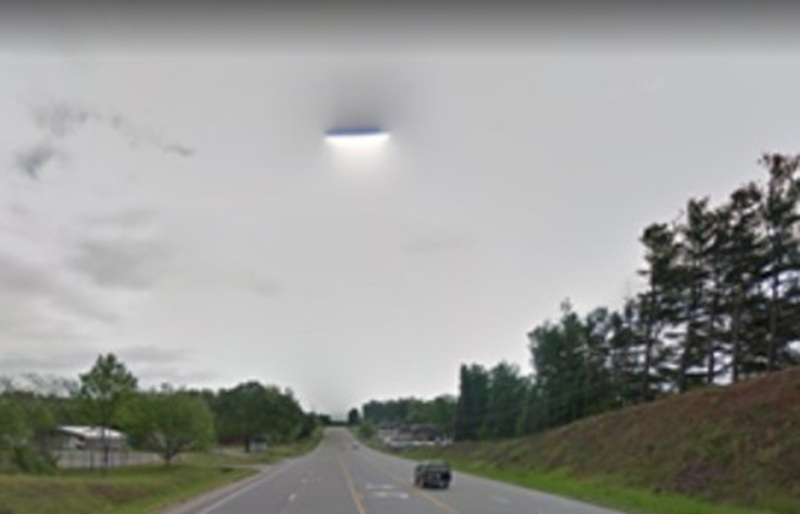 STRANGE--GOOGLE EARTH STREET VIEW --SKY SHIPS OVER CASHIERS.jpg